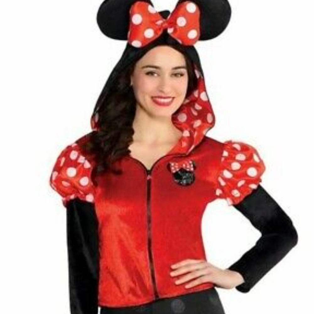 Minnie Mouse Hoodie with Ears Jacket Costume S/M